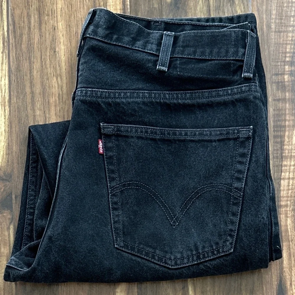 Levi’s 550 Black Jeans Relaxed Fit Tapered Y2K Mens 38x30